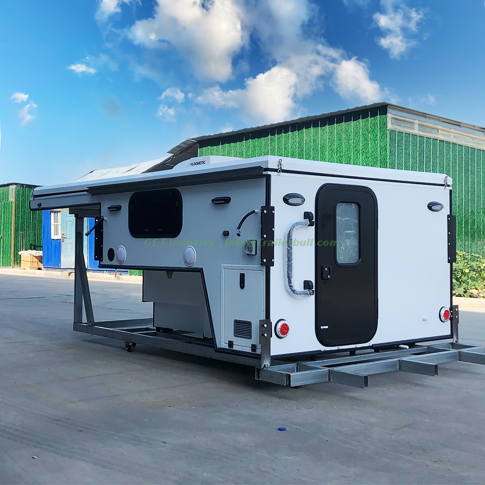 Slide In Truck Camper Box para Pickup Alcove RV Campering Pop-up Caravan Trailers