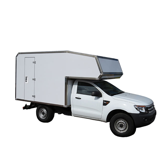 Caja de camping para camión RV con aislamiento de alcoba