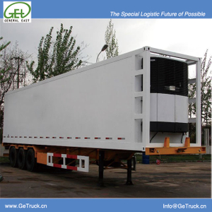 9303XLC-40 Feet 3 axls Koegel FRP + PU + FRP composite Semirremolque caja contenedor insulado y refrigerado