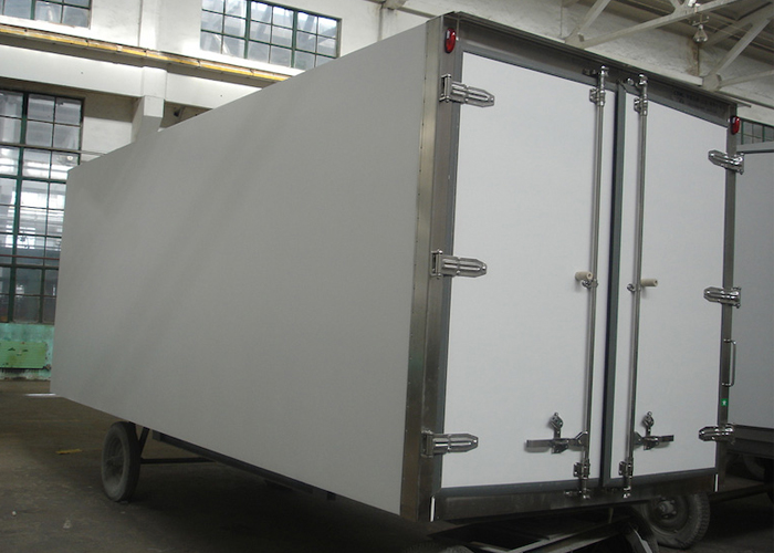 Todo - Kits de paneles sándwich y cuerpo de camión refrigerado FRP / GRP cerrado, Alemania compuesto húmedo-húmedo