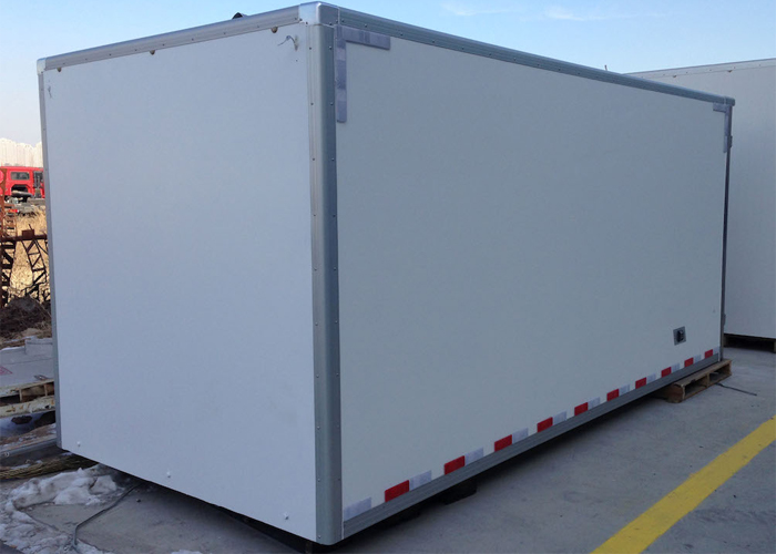Perfiles de aluminio ensamblados todo - Kits de paneles sándwich y cuerpo de camión refrigerado FRP / GRP cerrados, compuesto húmedo-húmedo de Alemania