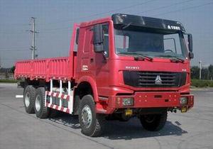 Camión de carga Howo de 340 hp con transmisión completa de 6 * 6 para caja de carga de 8.4 m-ZZ2257N4657C1