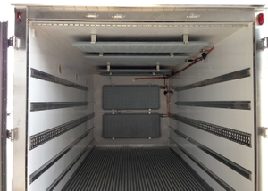 Carrocería de camión congelador de temperatura ultrabaja con unidades de placa eutéctica y kits de paneles sándwich de FRP / GRP totalmente cerrados, carrocería de camión congelado