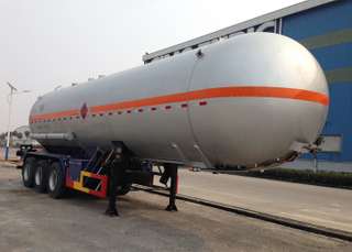 Semirremolque cisterna de camión de 38000L LPG con 3 ejes para cloroetileno líquido, semirremolque cisterna LPG